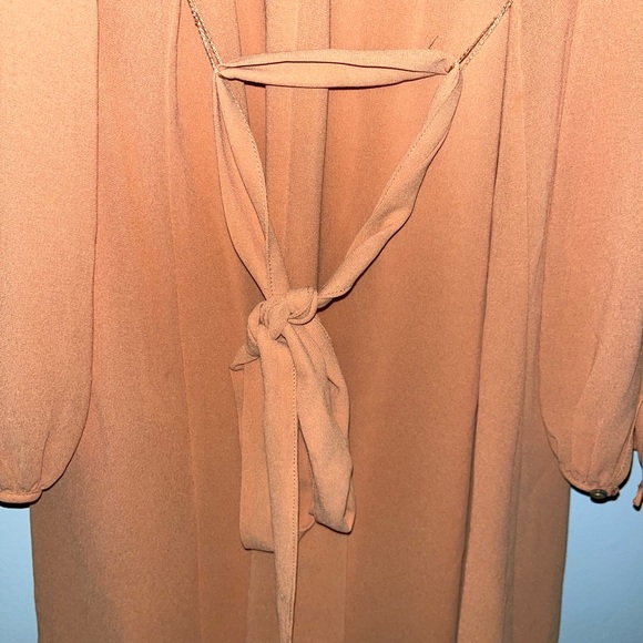 Forever 21 Orange Long Sleeve Dress - Picture 5 of 6